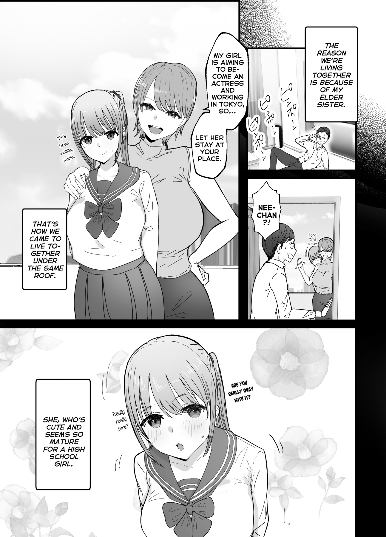 Hentai Manga Comic-My busty niece, a high school girl living with me, gives me a lot of comfort through sweet sex.-Read-4
